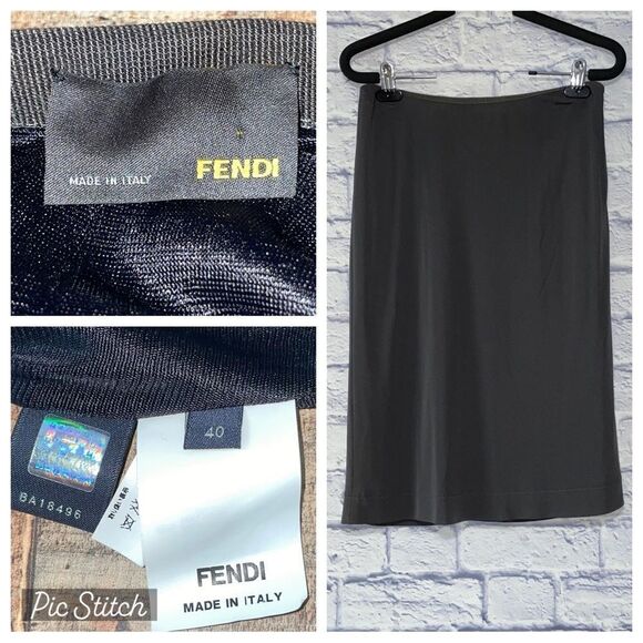 Gray Fendi pencil skirt - Picture 1 of 13